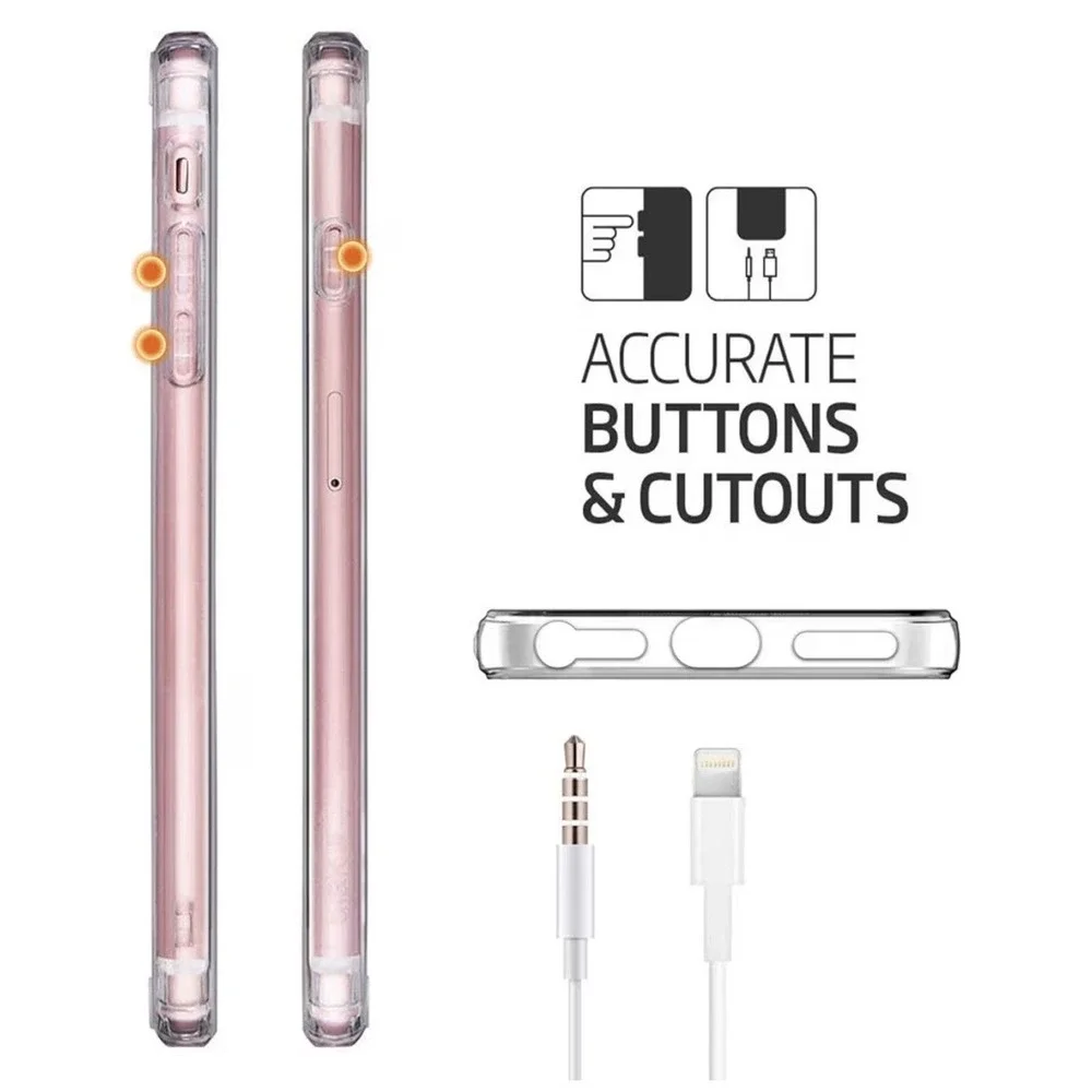 For Apple IPhone 6 / 6S / 6 Plus / 6S Plus Clear Rubber TPU Cover Phone Case‎